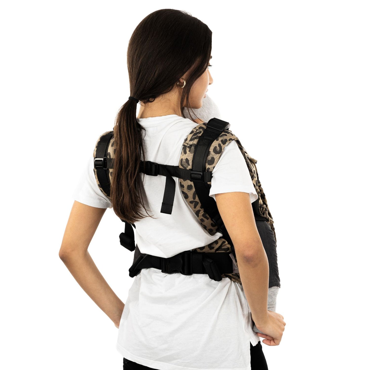 Fidella Fusion Fullbuckle Bæresele - Leopard Guld - Toddler - bæresele - MamaMilla