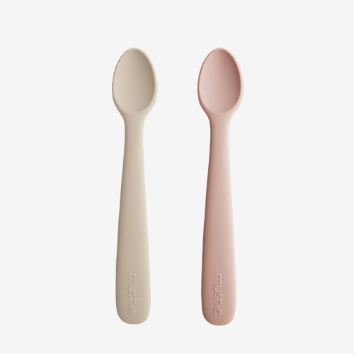 Mushie - Lange skeer - Blush/Shifting Sand - Spise-service - MamaMilla