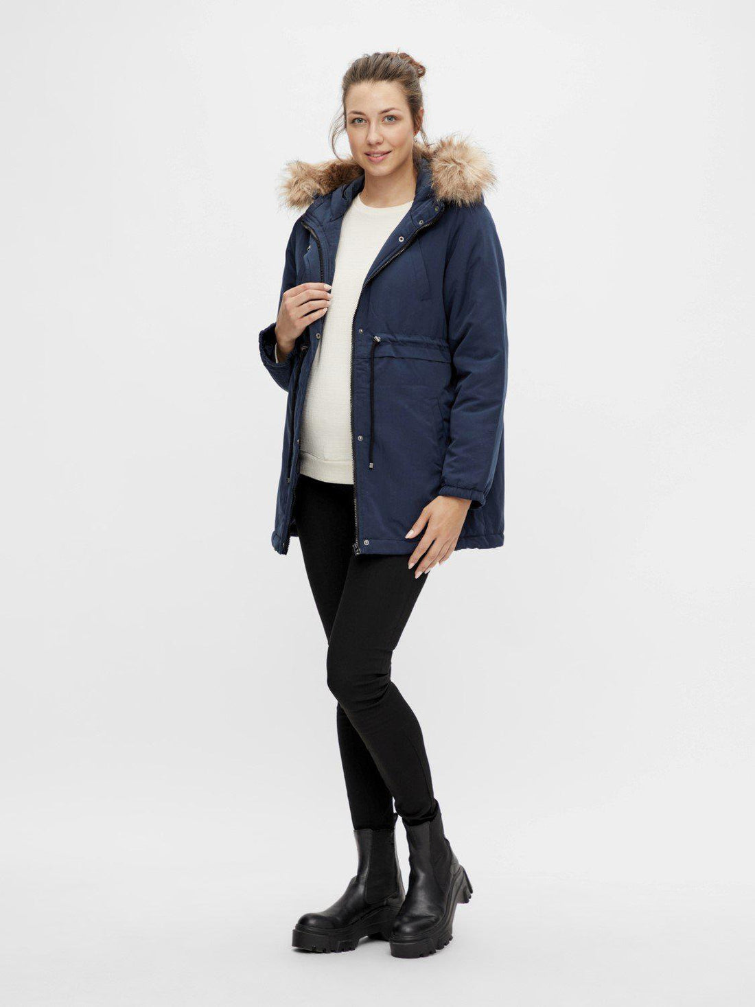 Mamalicious vente-parkajakke - Jessa - Navy blazer - Jakke - MamaMilla