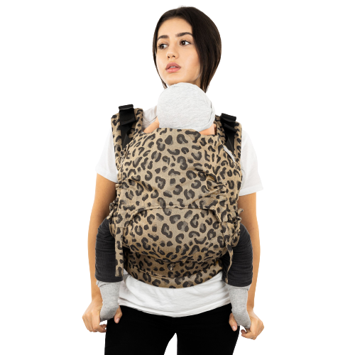 Fidella Fusion Fullbuckle Bæresele - Leopard Guld - Toddler - bæresele - MamaMilla