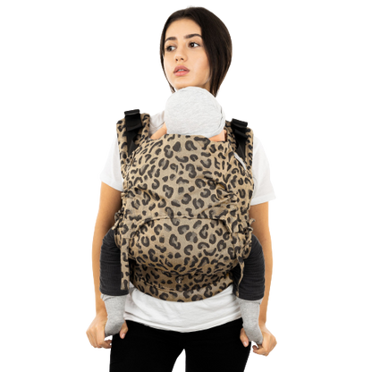 Fidella Fusion Fullbuckle Bæresele - Leopard Guld - Toddler - bæresele - MamaMilla