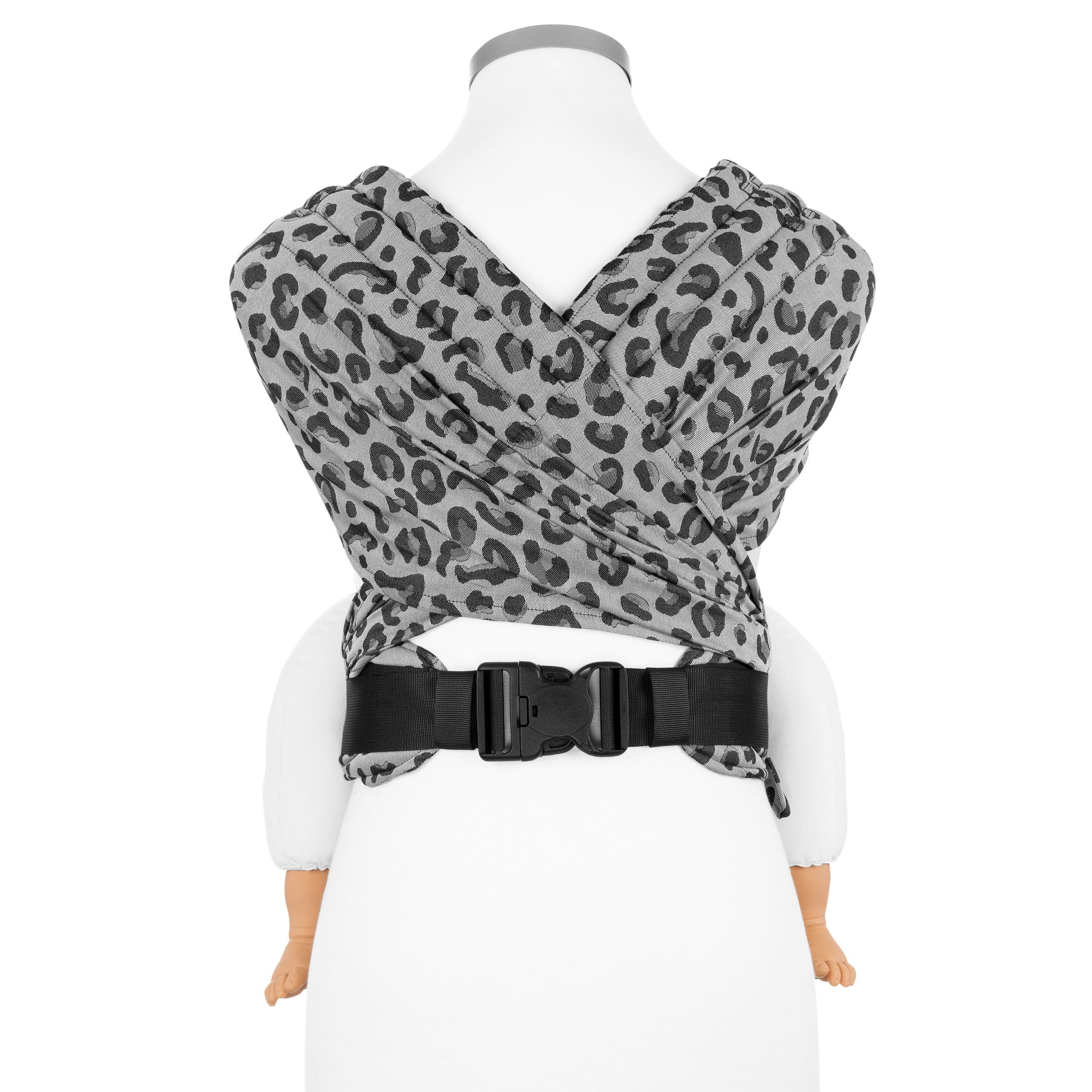 Fidella FlyClick Bæresele - Leopard Silver - Baby - bæresele - MamaMilla