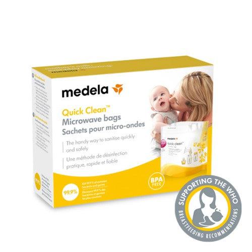 Medela - Quick Clean poser til sterilisation i mikroovn - Flaskebarn - MamaMilla