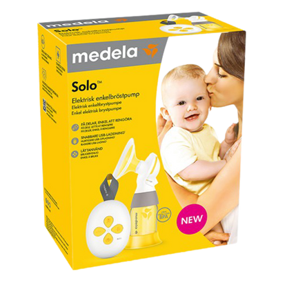 Medela - Solo - Elektronisk Enkeltbrystpumpe - Brystpumpe elektrisk - MamaMilla