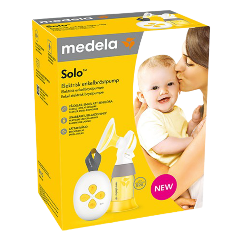 Medela - Solo - Elektronisk Enkeltbrystpumpe - brystpumpe - MamaMilla