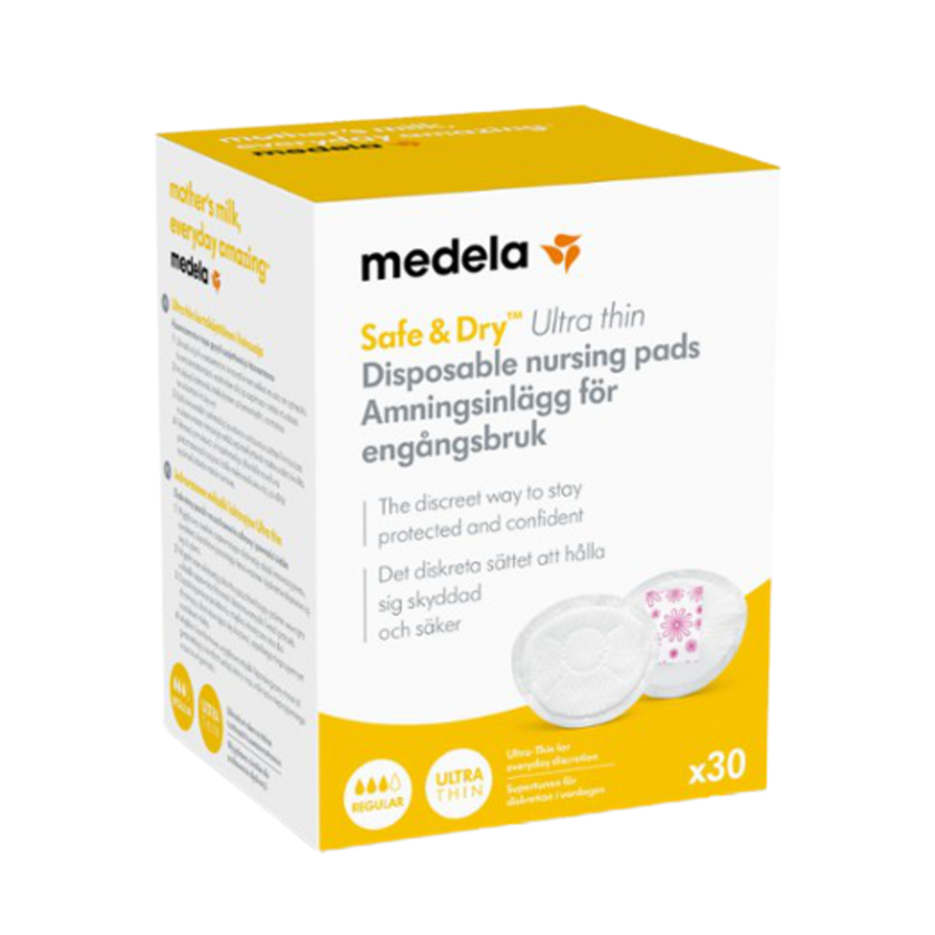 Medela - Safe and Dry Ultra Thin Engangsammeindlæg - 30 stk. - ammeindlæg - MamaMilla