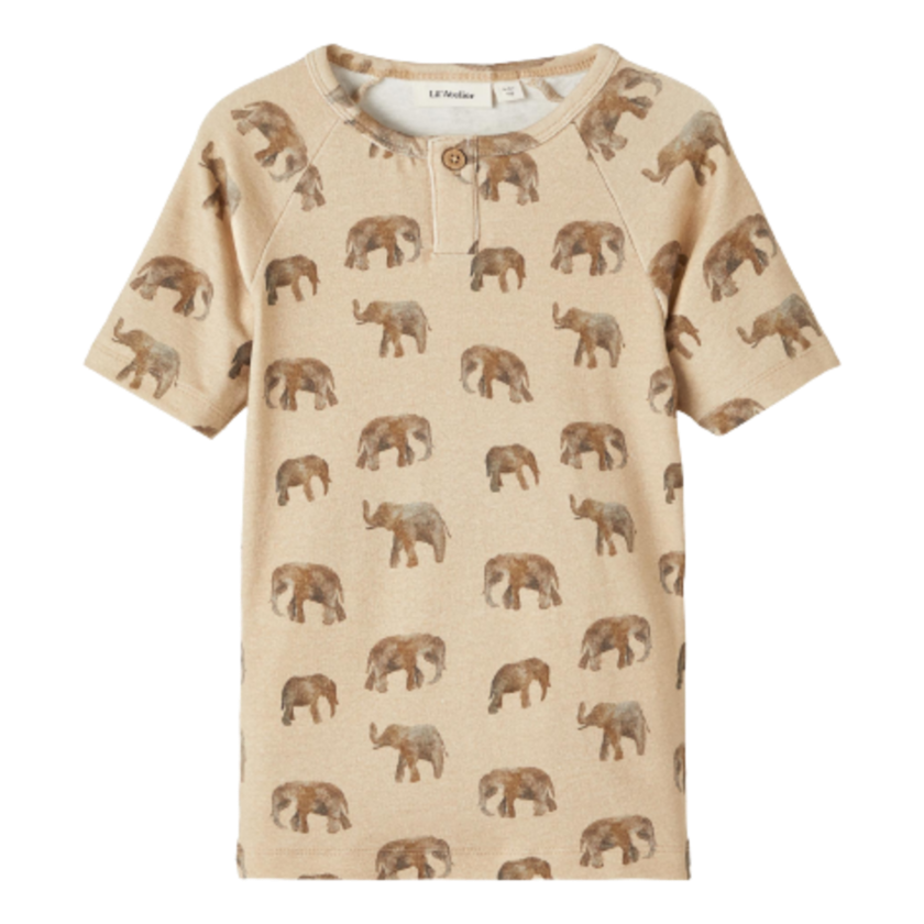 Lil&#39; Atelier t-shirt med korte ærmer - Elefanter - t-shirt - MamaMilla
