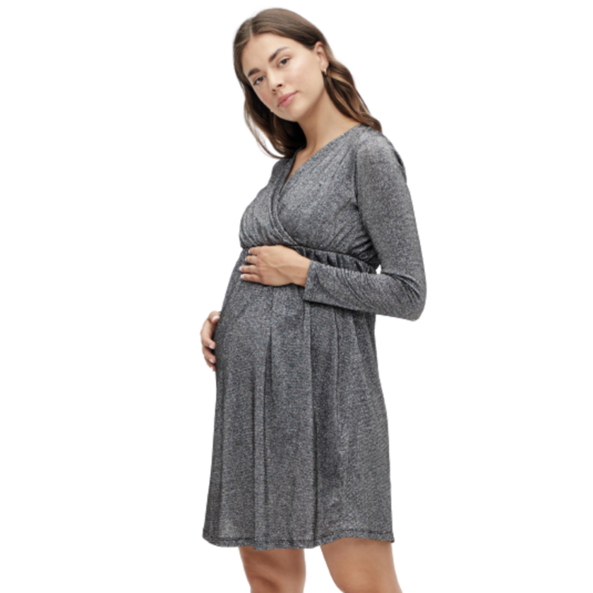 Mamalicious glimmer graviditets- og ammevenlig kjole - Graviditetstøj - MamaMilla