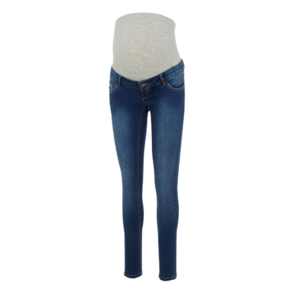 Mamalicious slim fit ventejeans - Blue denim - Graviditetstøj - MamaMilla