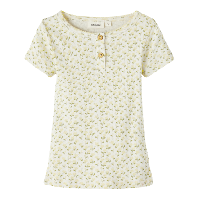 Lil' Atelier t-shirt med korte ærmer - Turtledove - t-shirt - MamaMilla
