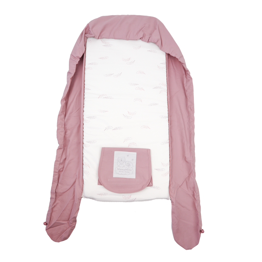 MamaMilla babynestcover - Dusty dark rose - Cover til babynest - MamaMilla