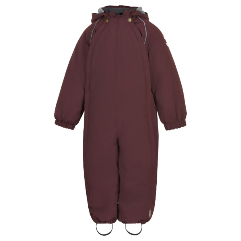 Mikk-line flyverdragt med 2 lynlåse - Decadent Chocolate - Flyverdragt - MamaMilla