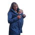 Wombat & Co. 4-i-1 softshell overgangsjakke til gravide/bærejakke - Light Blue - Bærejakke - MamaMilla