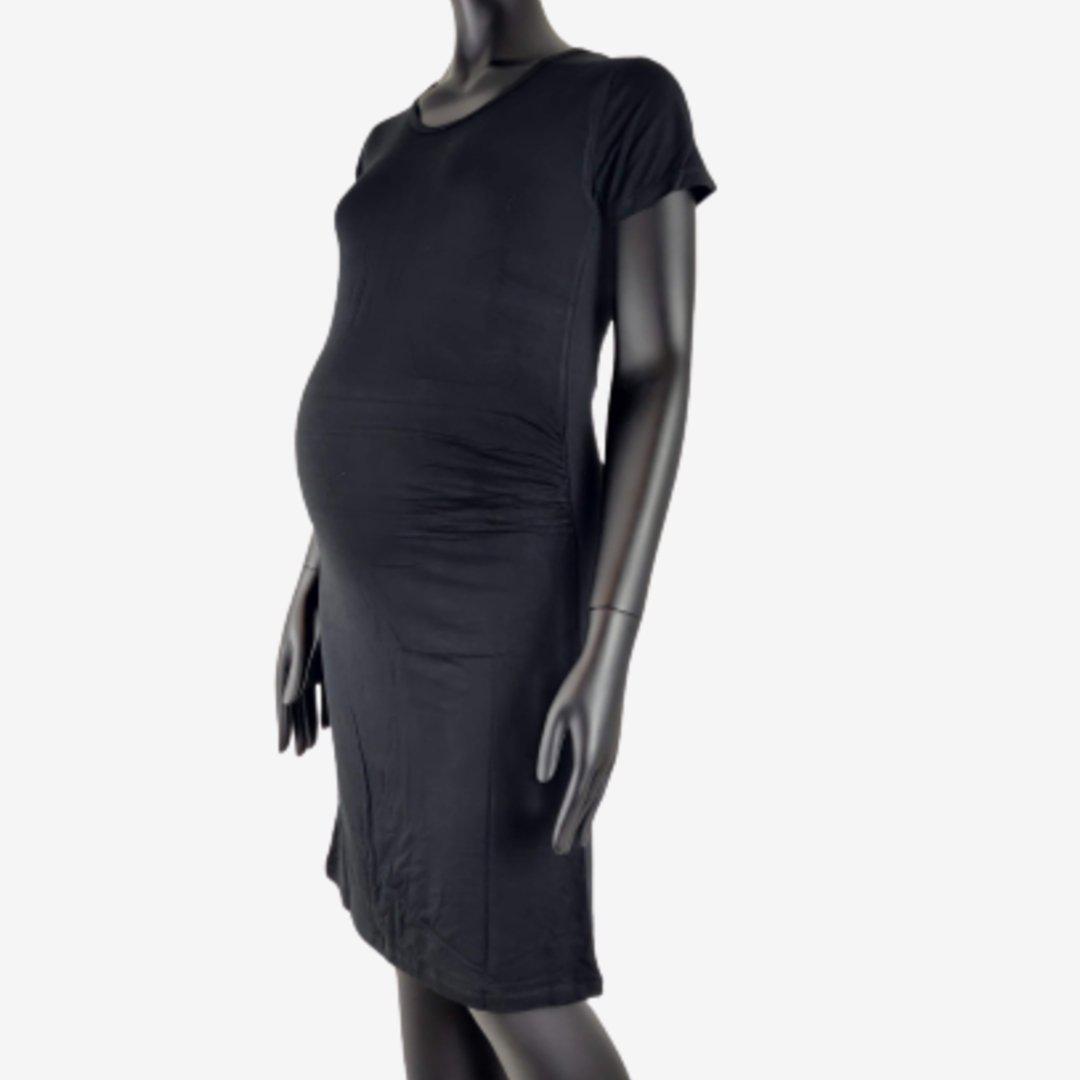 MamaMilla graviditets-kjole - Sort - Graviditetstøj - MamaMilla