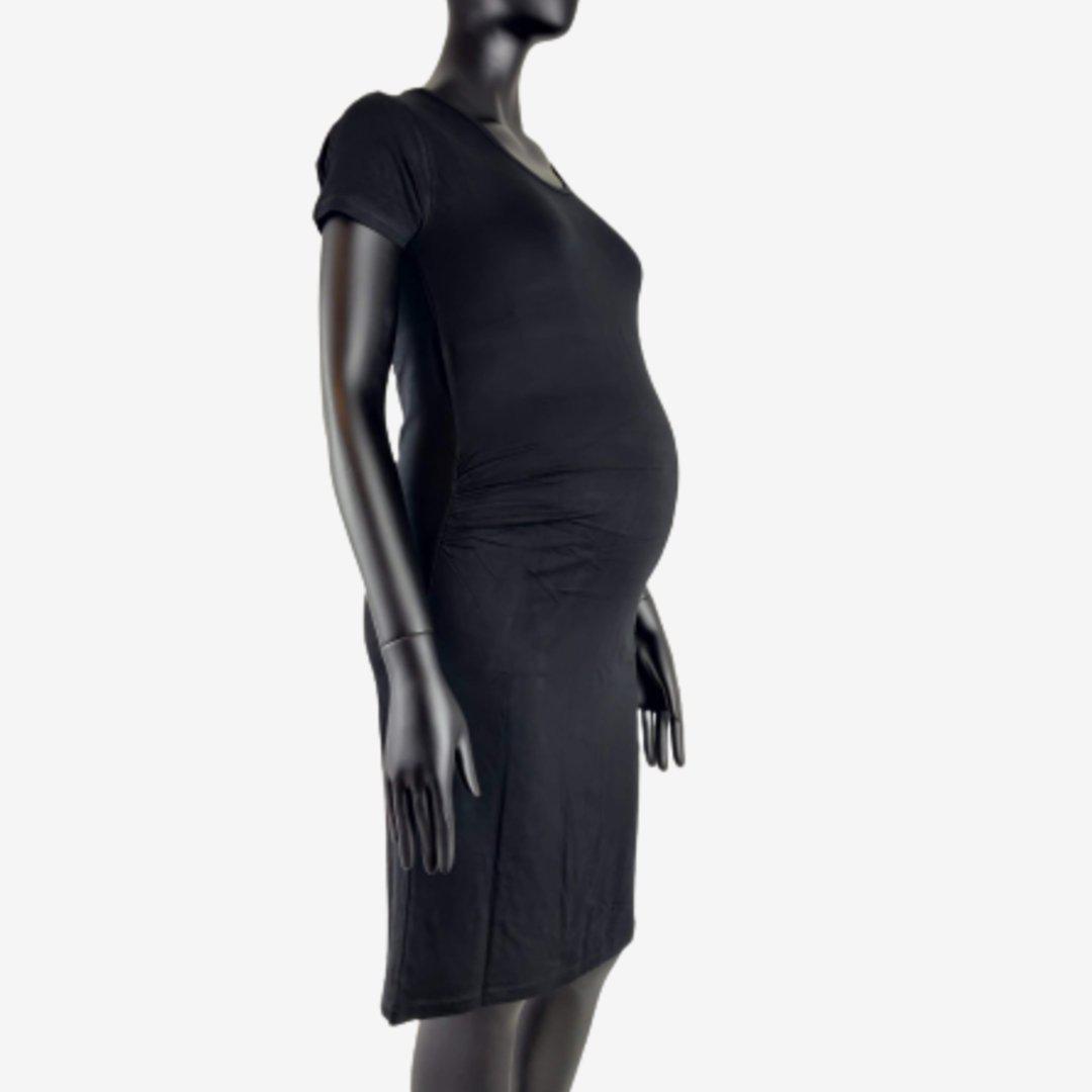 MamaMilla graviditets-kjole - Sort - Graviditetstøj - MamaMilla